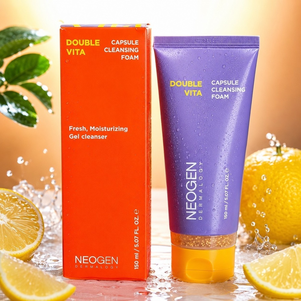 NEOGEN Dermalogy Double Vita Capsule Cleansing Foam 150ml Brightening Gel 2027